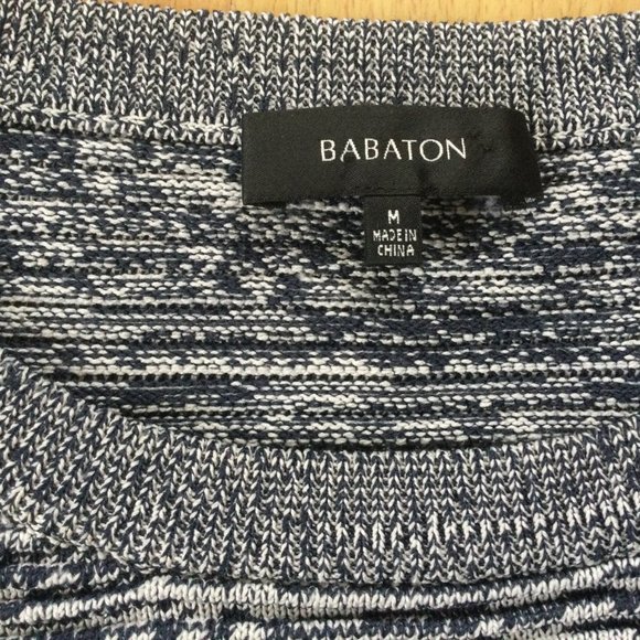 Babaton Oversized Crop Sweater Medium Navy - Picture 5 of 11